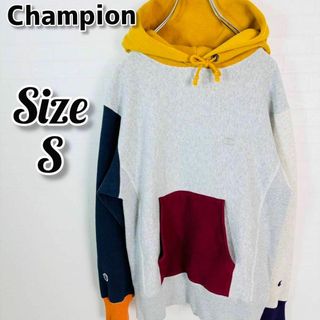 チャンピオン(Champion)の【極美品】チャンピオン beams boy 別注 クレイジーパターン パーカー(パーカー)