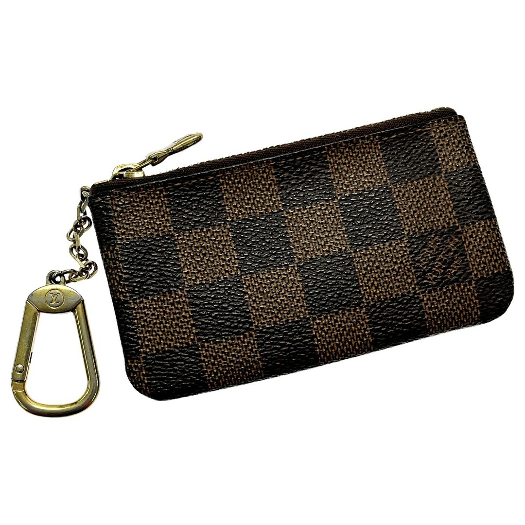 LOUIS VUITTON(ルイヴィトン)の☆☆LOUIS VUITTON ルイヴィトン ダミエ ポシェット・クレ N62658 ブラウン キーケース ユニセックス ゴールド金具 レディースのファッション小物(キーケース)の商品写真