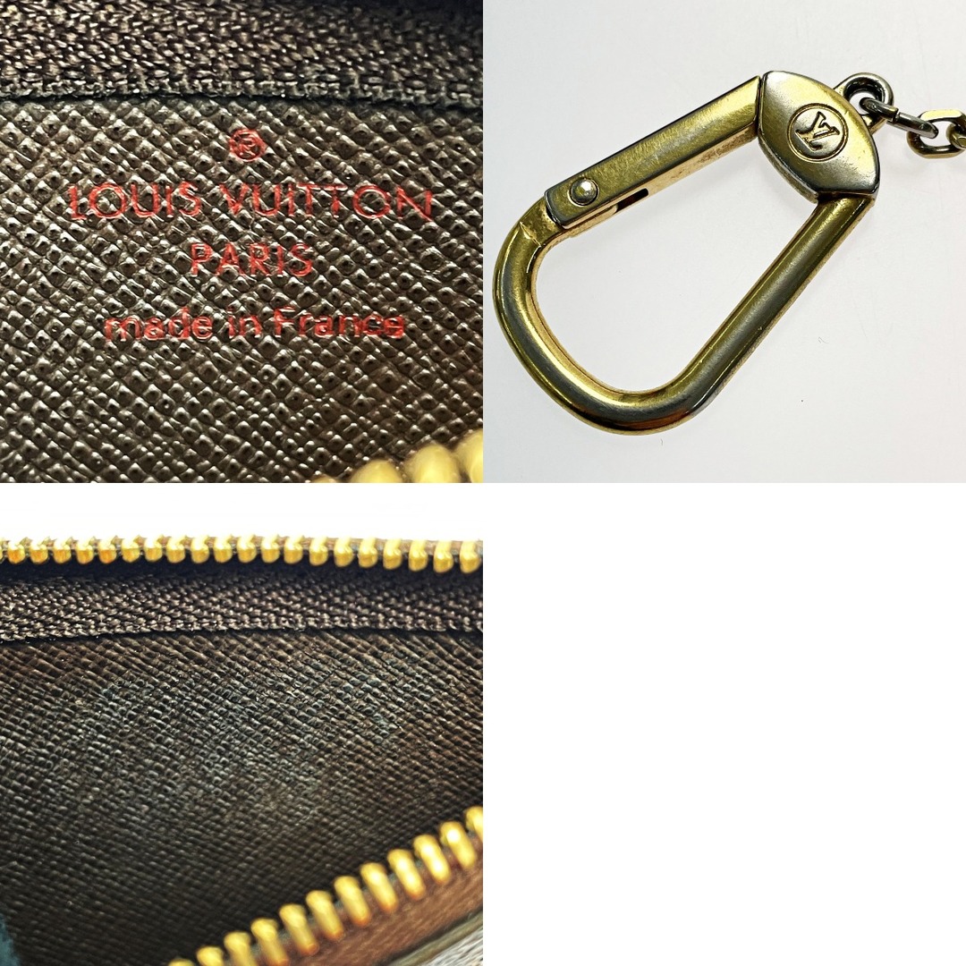 LOUIS VUITTON(ルイヴィトン)の☆☆LOUIS VUITTON ルイヴィトン ダミエ ポシェット・クレ N62658 ブラウン キーケース ユニセックス ゴールド金具 レディースのファッション小物(キーケース)の商品写真