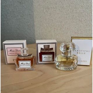 クリスチャンディオール(Christian Dior)の新品☆MissDior、ESTEE LAUDER香水3点セット(香水(女性用))