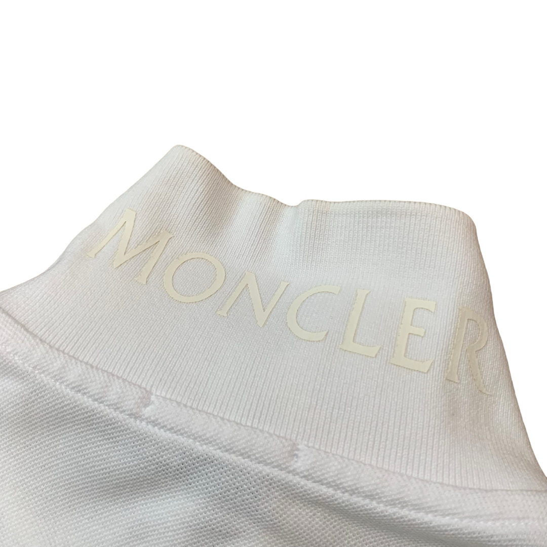 MONCLER(モンクレール)のモンクレール   ポロシャツ  白　XS メンズのトップス(ポロシャツ)の商品写真