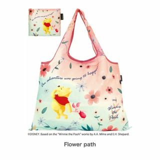 ディズニー(Disney)の ショッピングバッグ【Flower path】エコバッグ 折りたたみ おしゃれ(エコバッグ)