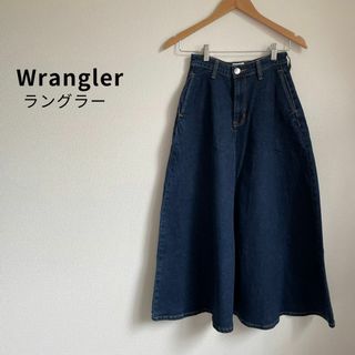 美品★Wrangler ラングラー デニムスカート ワイド ストレッチ