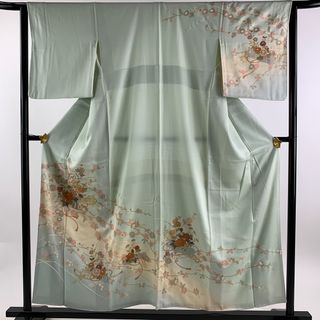 訪問着 身丈155cm 裄丈64cm 正絹 秀品 【中古】(着物)