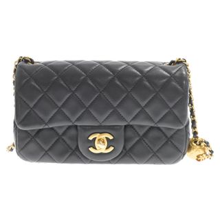 シャネル(CHANEL)のCHANEL シャネル ミニマトラッセ ココボール ゴールド金具 チェーンショルダーバッグ ネイビー(ショルダーバッグ)