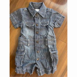 ベビーギャップ(babyGAP)のbaby  GAP ＊60cm＊　デニム　ロンパース(ロンパース)