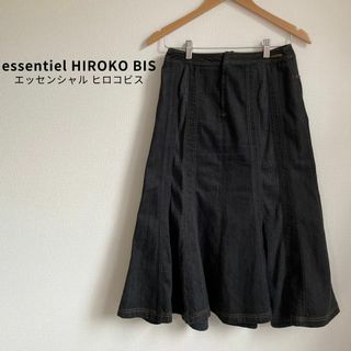 essentieL HIROKO BIS デニムスカート ワイド マーメイド