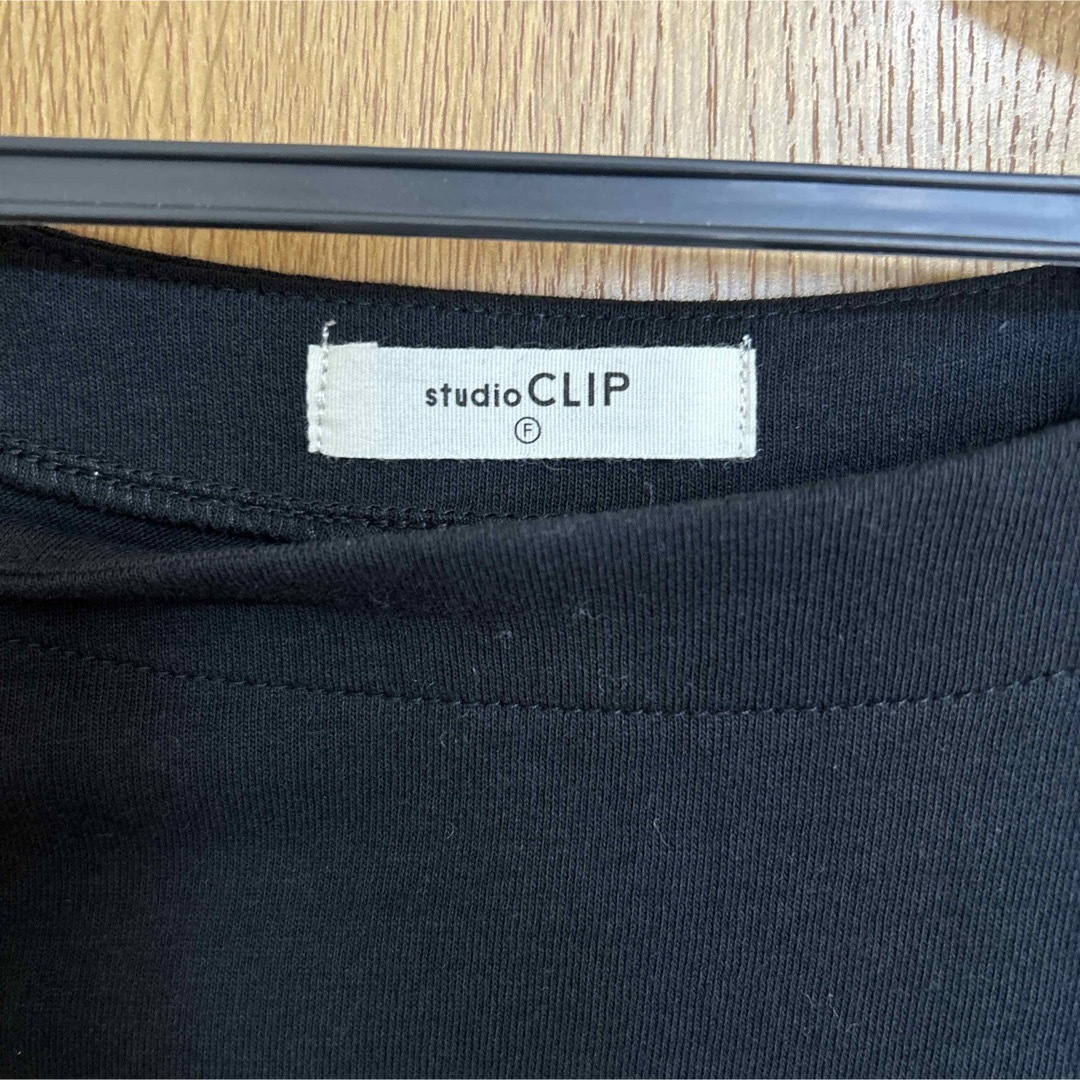 STUDIO CLIP(スタディオクリップ)の【未使用】studio CLIP 袖ボリューム　トップス レディースのトップス(Tシャツ(半袖/袖なし))の商品写真