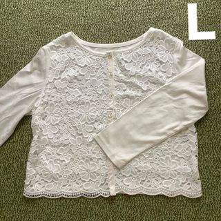 Style  B avie  レーストップス　　白　　L(カーディガン)