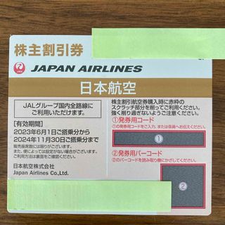 ジャル(ニホンコウクウ)(JAL(日本航空))のJAL 株主優待券　1枚(その他)