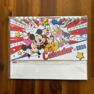 ディズニー(Disney)の第一生命　ディズニー　2024年　卓上カレンダー　(キャラクターグッズ)