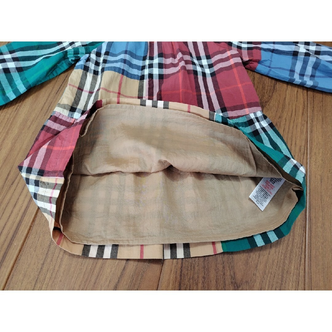 BURBERRY(バーバリー)のBURBERRY　バーバリーワンピース　チュニック　長袖　ブラウス2Y キッズ/ベビー/マタニティのキッズ服女の子用(90cm~)(ワンピース)の商品写真