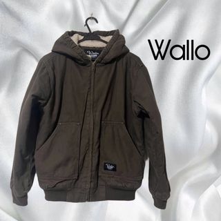 【美品】Wallo パーカー　ボア　フーディー　ストリート　古着　ヴィンテージ(パーカー)