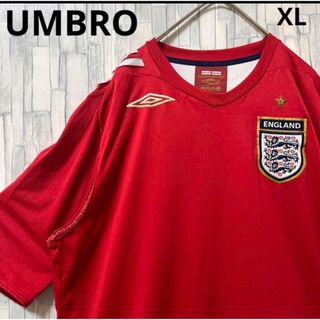 アンブロ(UMBRO)のアンブロ イングランド代表 ユニフォーム ゲームシャツ 半袖 刺繍 XL ワッペ(ウェア)