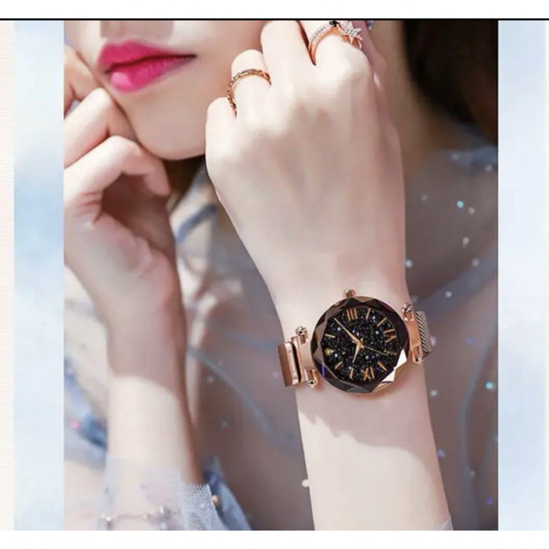 新品 レディース 腕時計 ローズゴールド 腕時計 シンプル 贈り物 クォーツ レディースのファッション小物(腕時計)の商品写真