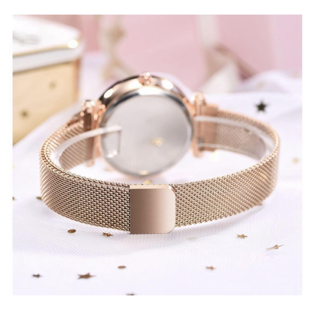 新品 レディース 腕時計 ローズゴールド 腕時計 シンプル 贈り物 クォーツ レディースのファッション小物(腕時計)の商品写真