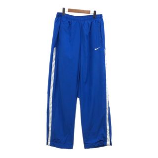 ナイキ(NIKE)のNIKE ナイキ トラックパンツ スポーツ ブルー (メンズ L) 中古 古着 Q4141(その他)