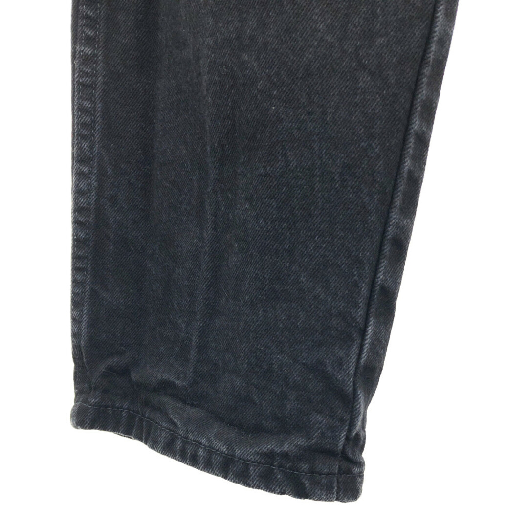 RUSTLER ラスラーブラック ストレート デニムパンツ アメカジ  (メンズ W32 L30) 中古 古着 Q4139 メンズのパンツ(デニム/ジーンズ)の商品写真