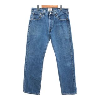 リーバイス(Levi's)のLevi's リーバイス 501 デニムパンツ アメカジ ライトブルー (メンズ W33 L30) 中古 古着 Q4144(デニム/ジーンズ)