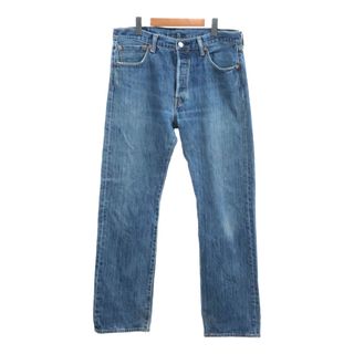 リーバイス(Levi's)のLevi's リーバイス 501 デニムパンツ アメカジ ライトブルー (メンズ W34 L32) 中古 古着 Q4145(デニム/ジーンズ)