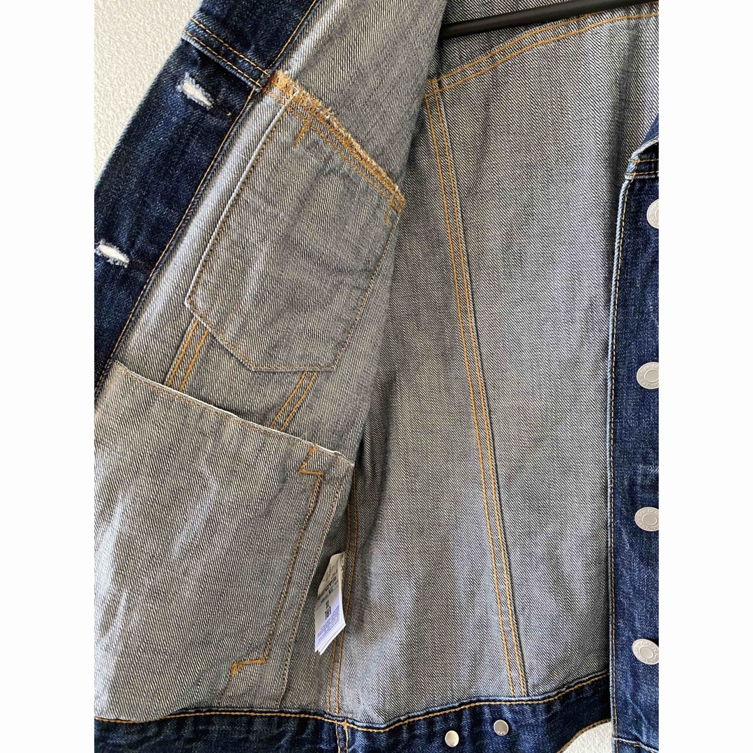 GAP DENIM S ギャップ　デニムジャケット　Gジャン レディースのジャケット/アウター(Gジャン/デニムジャケット)の商品写真