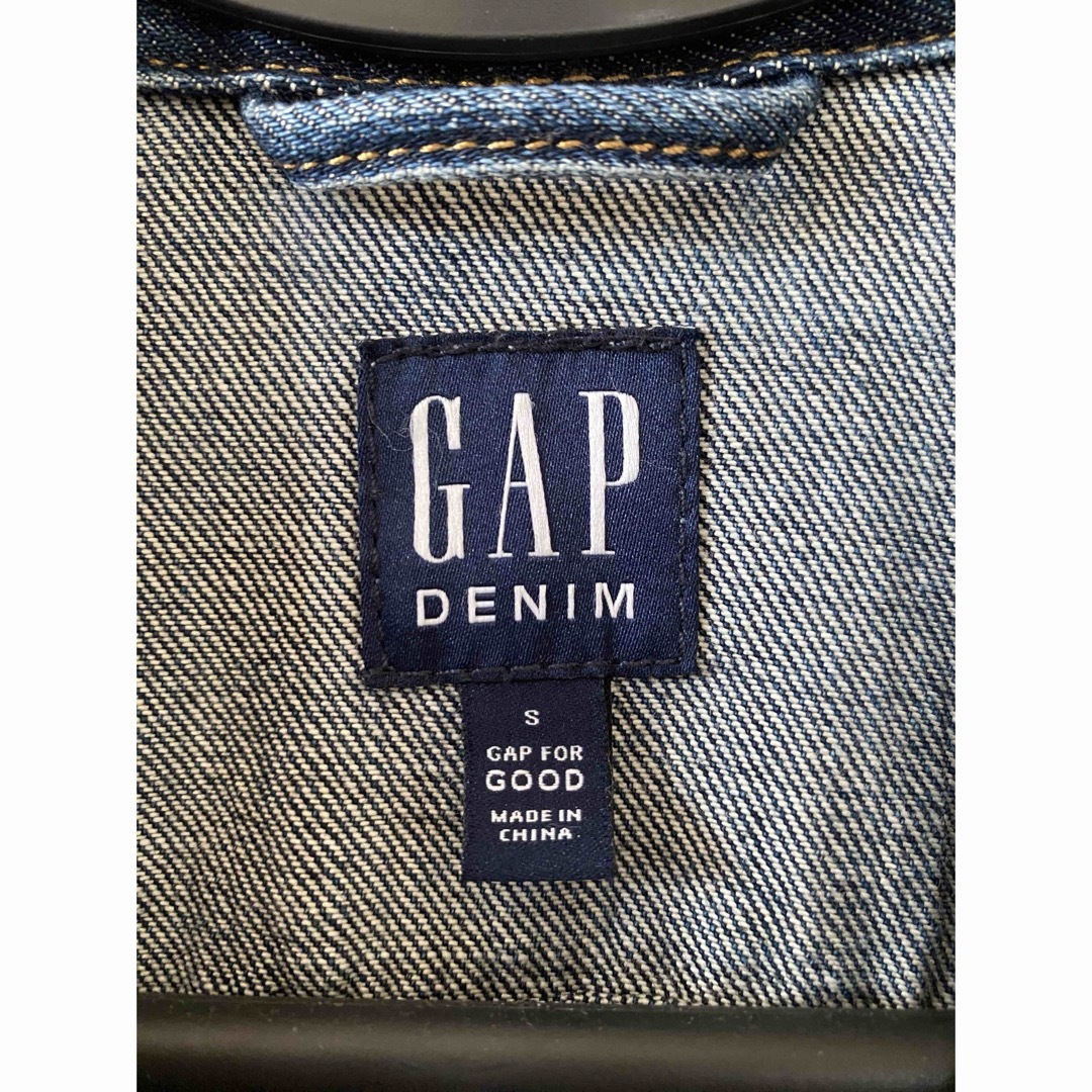 GAP DENIM S ギャップ　デニムジャケット　Gジャン レディースのジャケット/アウター(Gジャン/デニムジャケット)の商品写真
