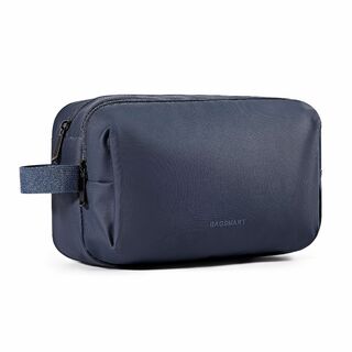 【色: Blue】BAGSMART トイレタリーバッグ バスルームポーチ 携帯用(その他)