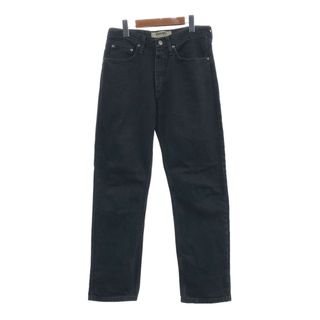 Wrangler - 2000年代～ Wrangler ラングラー ブラック ストレート デニムパンツ アメカジ  (メンズ W30 L30) 中古 古着 Q4167