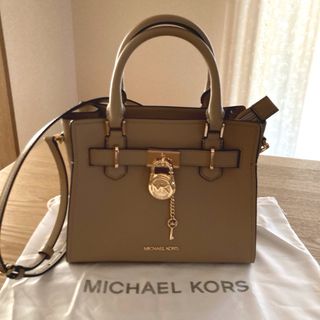 マイケルコース(Michael Kors)の未使用♡マイケルコース♡ハミルトン♡小さめ♡ショルダーバッグ♡ライトブラウン系(ショルダーバッグ)