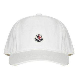 MONCLER キャップ　ホワイト