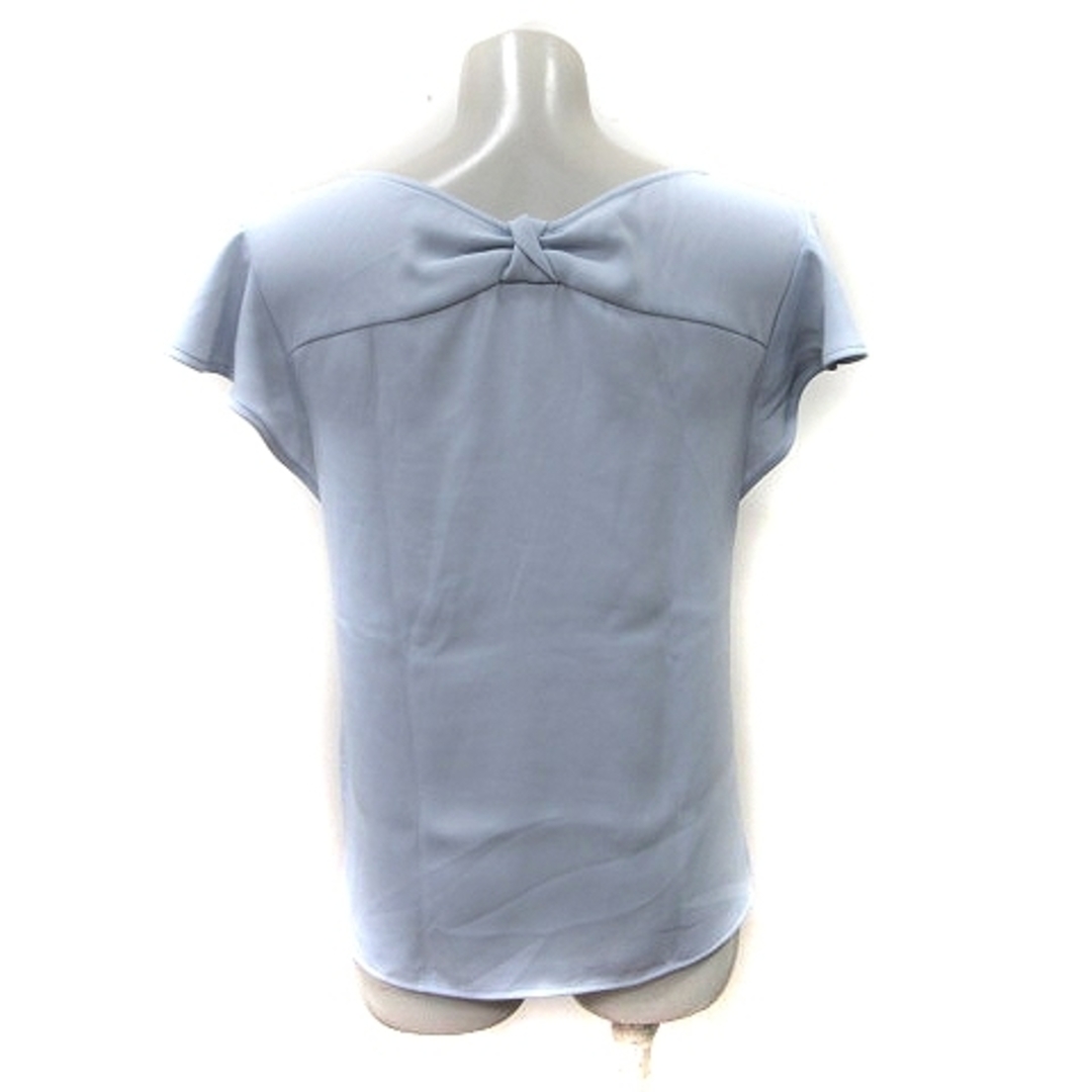 JUSGLITTY(ジャスグリッティー)のジャスグリッティー  ブラウス フレンチスリーブ 1 青 水色 /YI レディースのトップス(シャツ/ブラウス(半袖/袖なし))の商品写真