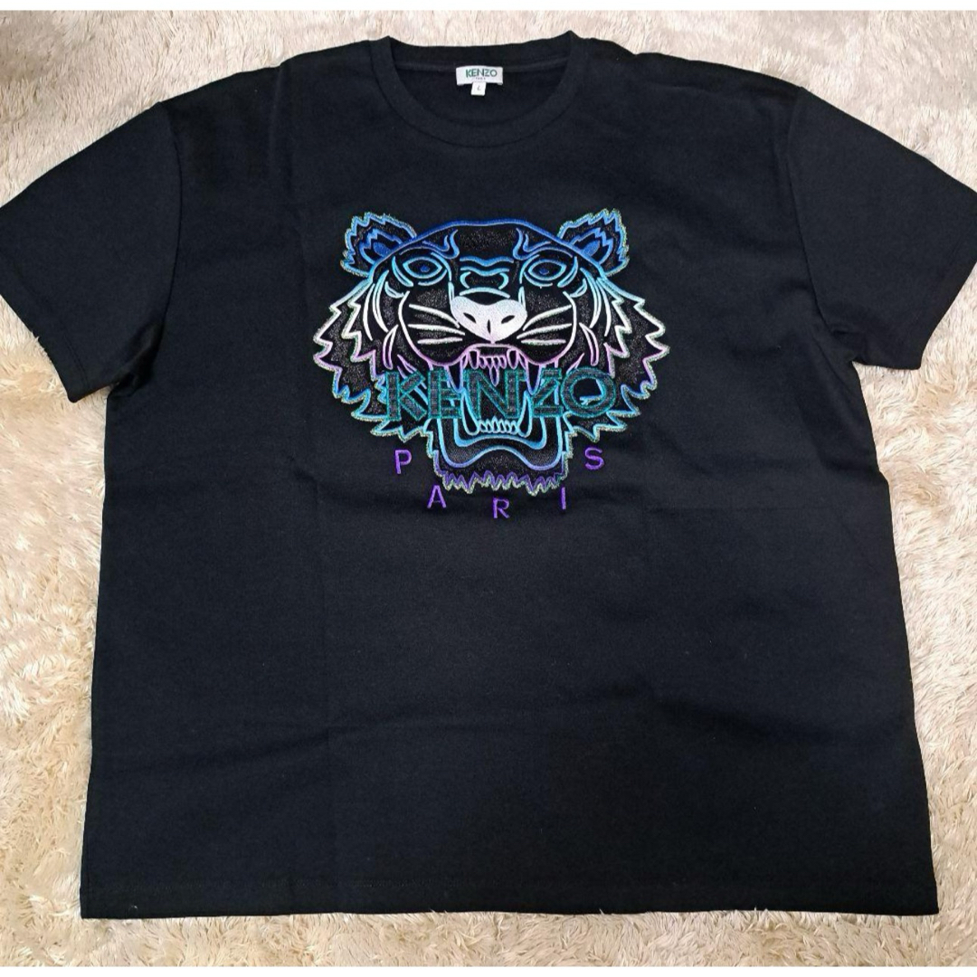 KENZO(ケンゾー)のユニセックス　KENZO　刺繍Tシャツ　Lサイズ感 メンズのトップス(Tシャツ/カットソー(半袖/袖なし))の商品写真