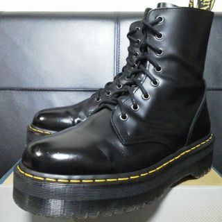 ドクターマーチン(Dr.Martens)のDr.Martens JADON UK9 黒 厚底  BEX 8ホール(ブーツ)