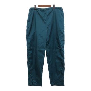 エディーバウアー(Eddie Bauer)の90年代 Eddie Bauer エディーバウアー ナイロンパンツ アウトドア 黒タグ グリーン (メンズ L) 中古 古着 Q4196(その他)