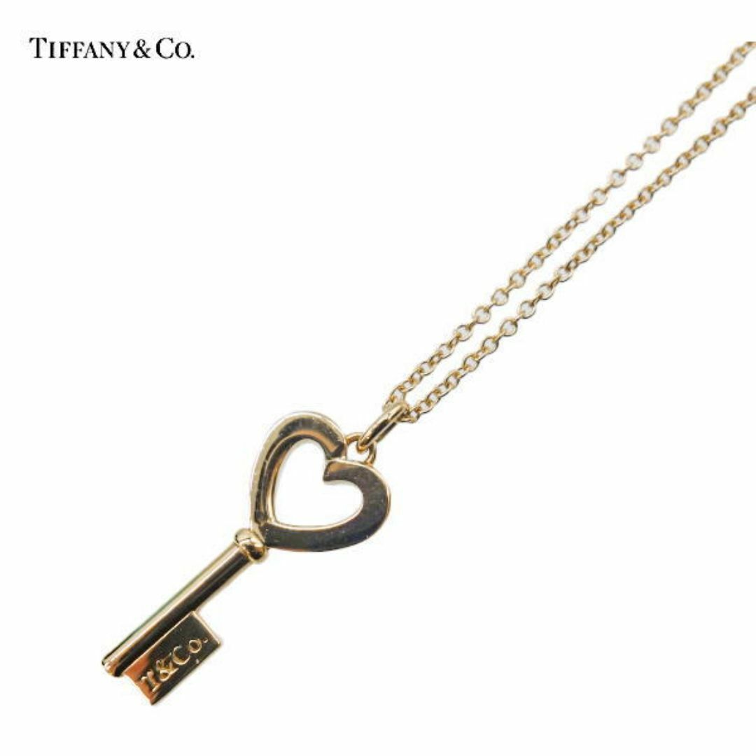 Tiffany & Co.(ティファニー)のTIFFANY＆CO ティファニー ハートキーペンダント 鍵　ネックレス K18PG ピンクゴールド レディースのアクセサリー(ネックレス)の商品写真