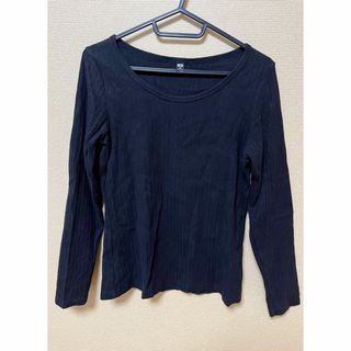 ユニクロ(UNIQLO)のUNIQLO ユニクロ ロンT リブニット レディース(Tシャツ(長袖/七分))