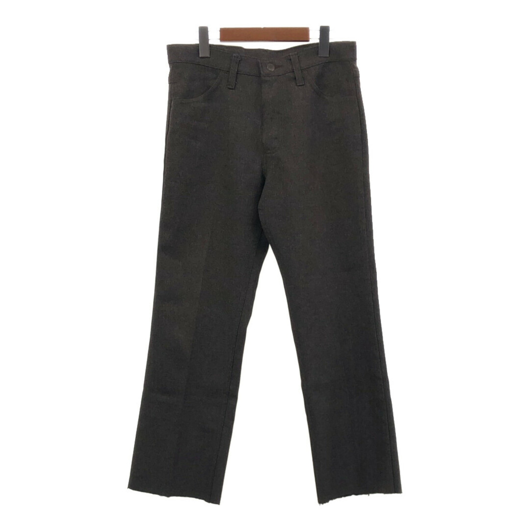 Wrangler(ラングラー)のWrangler ラングラー ランチャードレスジーンズ アメカジ ブラウン (メンズ W31 L30) 中古 古着 Q4226 メンズのパンツ(その他)の商品写真