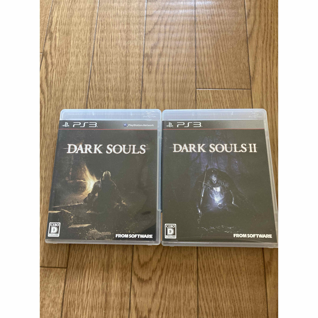 PlayStation3(プレイステーション3)のDARK SOULS II（ダークソウルII）セットPS3 エンタメ/ホビーのゲームソフト/ゲーム機本体(家庭用ゲームソフト)の商品写真