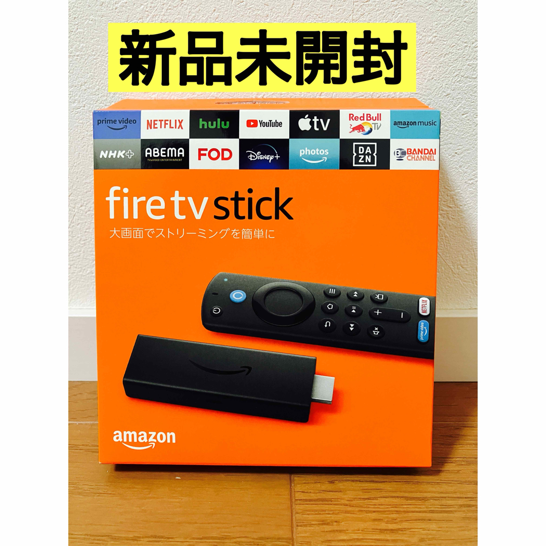 Amazon(アマゾン)のアマゾン Fire TV Stick-Alexa対応音声認識リモコン 第3世代  スマホ/家電/カメラのテレビ/映像機器(その他)の商品写真