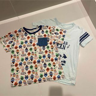 男の子　Tシャツ　二枚セット　130(Tシャツ/カットソー)