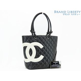 シャネル(CHANEL)の美品シャネルカンボンラインミディアムトートバッグショルダーバッグハン(トートバッグ)