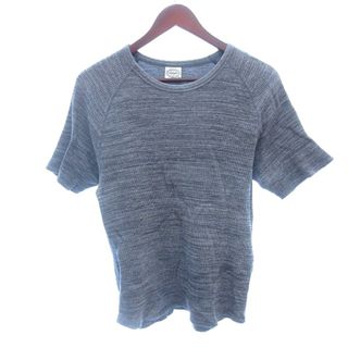 UNITED ARROWS green label relaxing - グリーンレーベルリラクシング カットソー Tシャツ ラウンドネック 半袖 紺