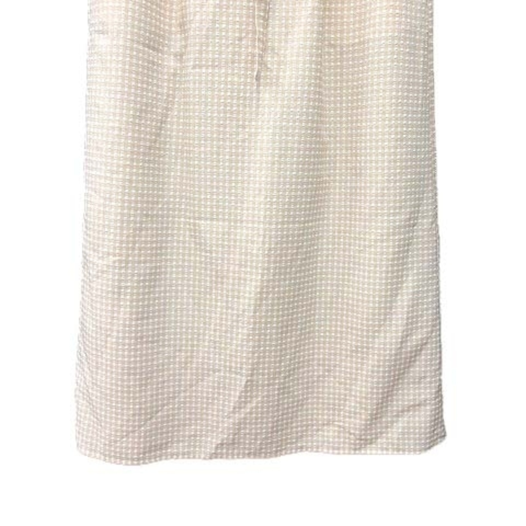 エヘカソポ サマンサモスモス フレアスカート ロング チェック F ベージュ レディースのスカート(ロングスカート)の商品写真