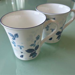 ウェッジウッド(WEDGWOOD)のウェッジウッド ワイルドストロベリー マグカップペア(食器)