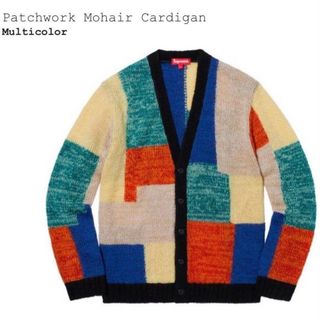 Supreme Patchwork Mohair Cardigan 19ss