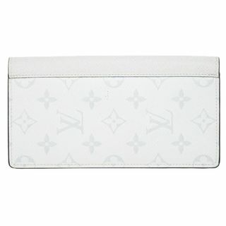 ルイヴィトン(LOUIS VUITTON)の本物 ルイヴィトン LOUIS VUITTON LV ポルトフォイユ ブラザ タイガラマ 長財布 アンタークティカ ホワイト M30298 ビトン 財布 ウォレット 中古(長財布)