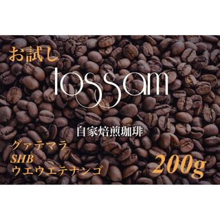 お試し 自家焙煎 珈琲豆  200g グァテマラ SHB ウエウエテナンゴ地区(コーヒー)