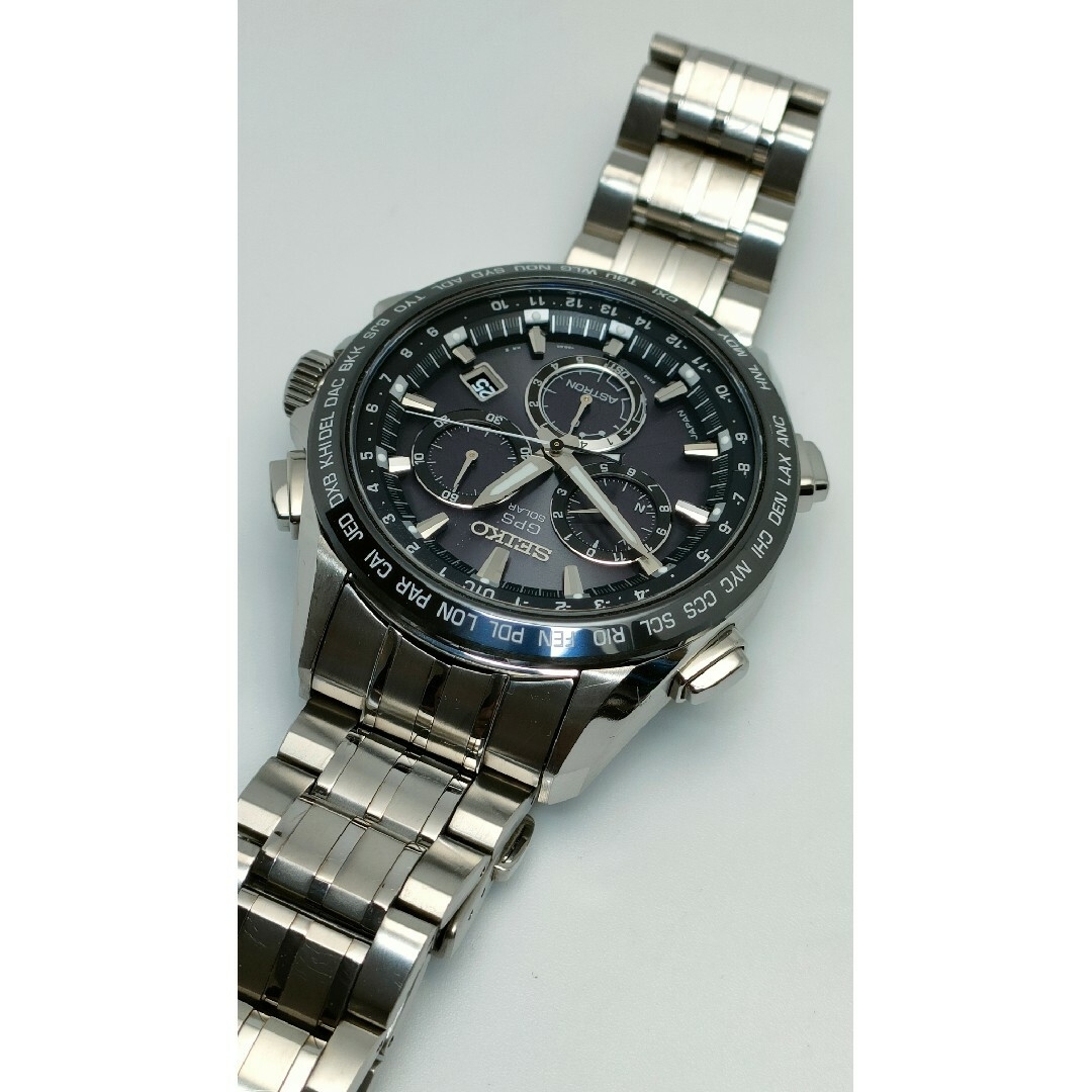 SEIKO(セイコー)のセイコー　アストロン　GPSソーラー　チタニウム　クロノグラフ　ワールドタイム メンズの時計(腕時計(アナログ))の商品写真