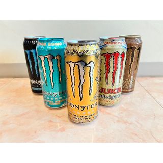 アメリカ輸入  monster  モンスターエナジードリンク 5本セット(ソフトドリンク)