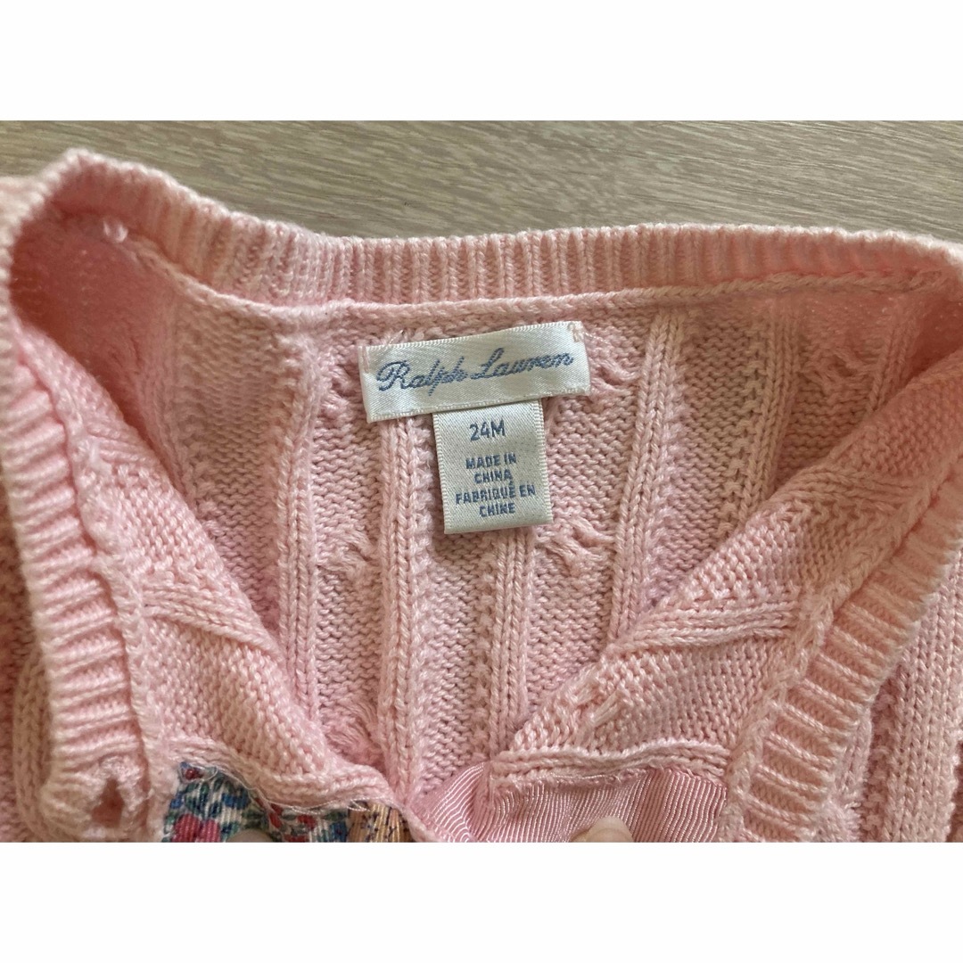 POLO RALPH LAUREN(ポロラルフローレン)のラルフローレン  キッズ　カーディガン キッズ/ベビー/マタニティのキッズ服女の子用(90cm~)(カーディガン)の商品写真